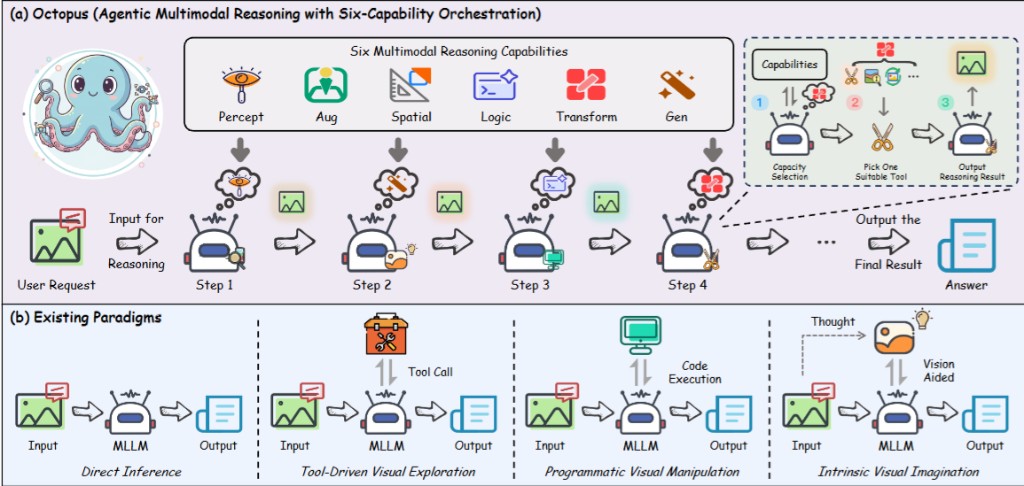 🐙 Octopus: Agentic Multimodal Reasoning with Six-Capability Orchestration publication